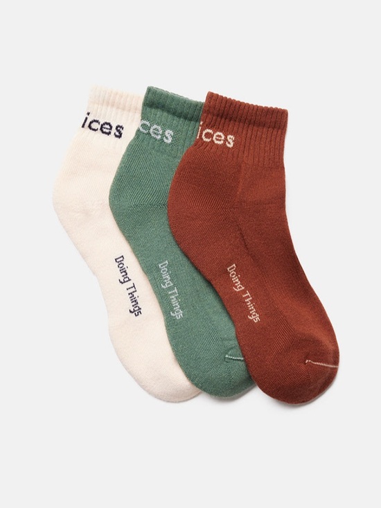Outdoor Voices Accessories - Outdoor voices 3-pack rec ankle socks